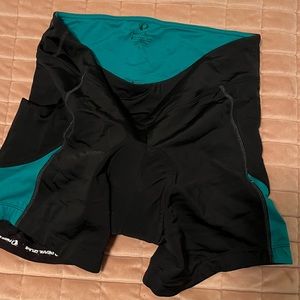 3 pairs of cycle shorts, size L. Short length. Various brands.